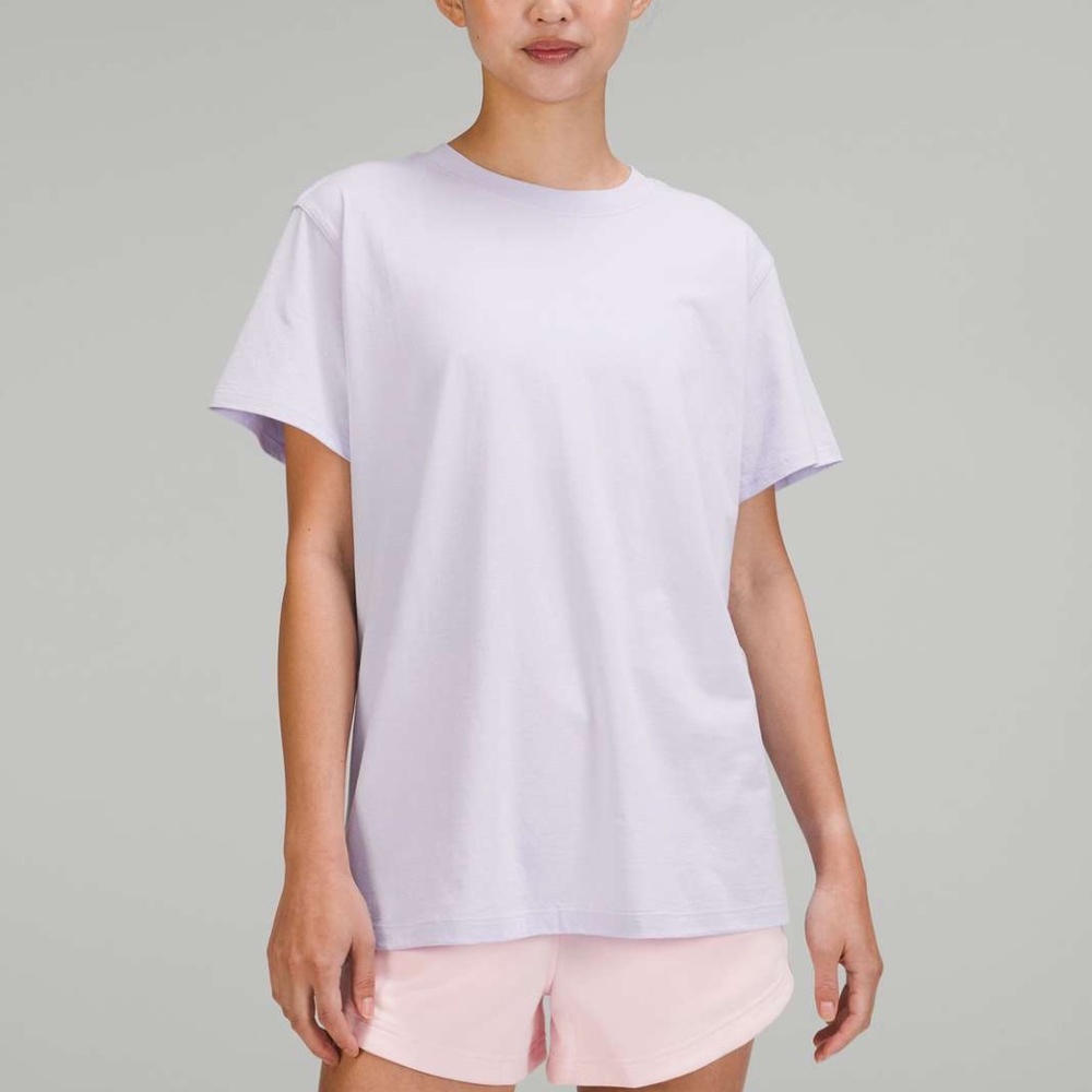 Lululemon All Yours Cotton T-Shirt - Pastel Blue - Size 20